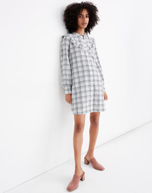 STYLECASTER | Madewell Sale May 2020 | ruffle shirtdress