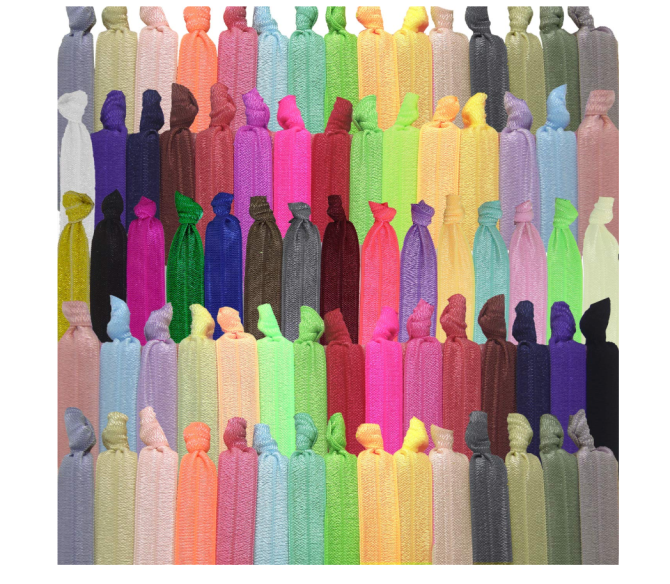 79STYLE 100Pcs Elastic Hair Ties
