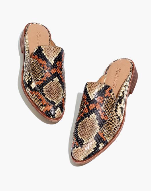 STYLECASTER | Madewell Sale May 2020 | snake print loafer