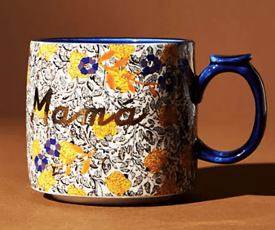floral mama mug