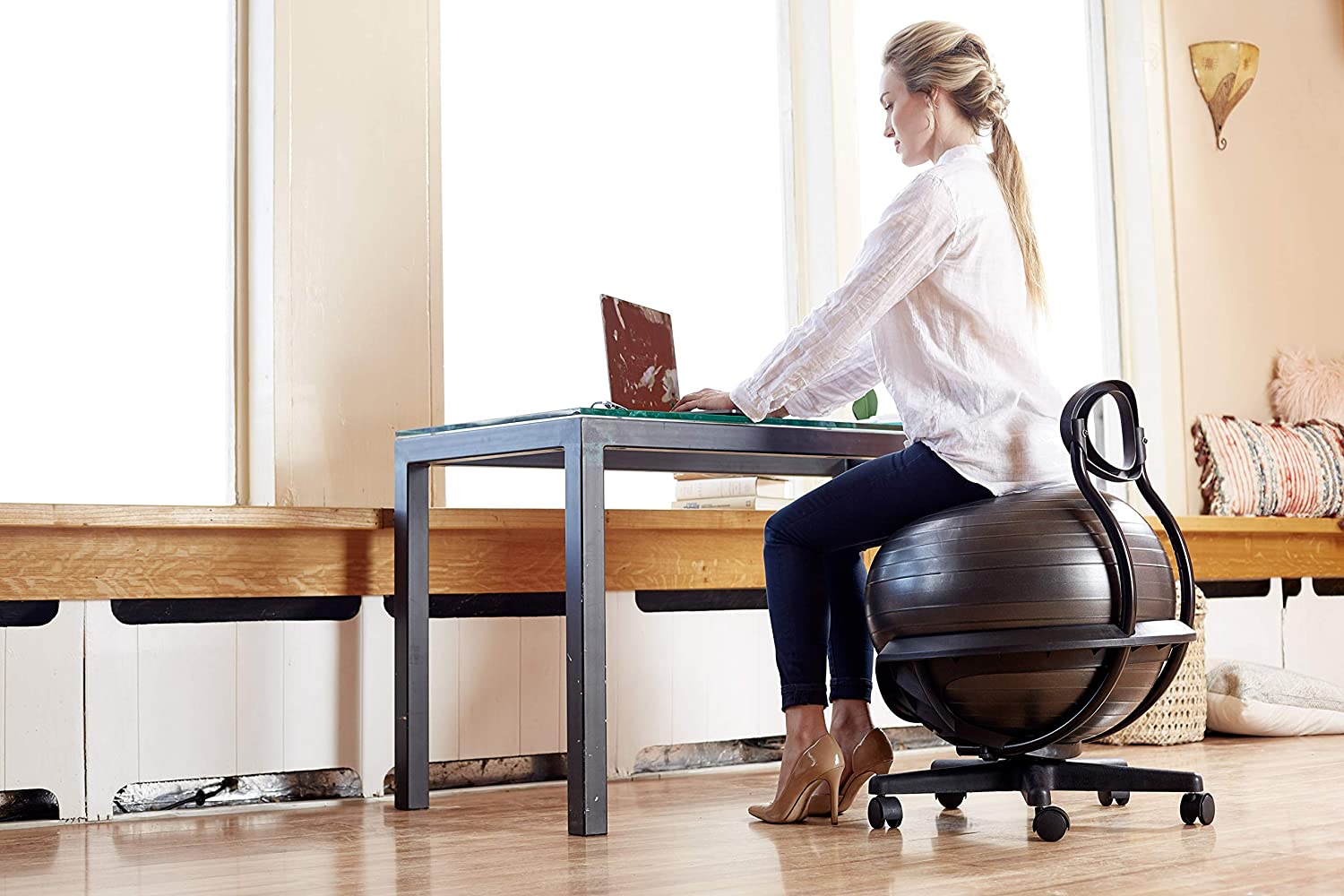 Gaiam stability ball chair