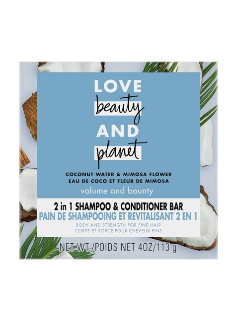 Love Beauty And Planet Volume and Bounty 2 in 1 Shampoo and Conditioner Bar