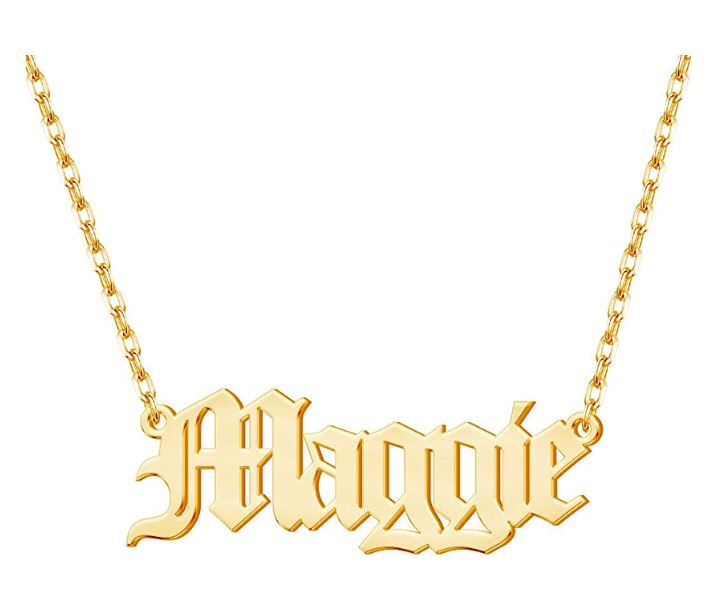 ever2000 name plate necklace