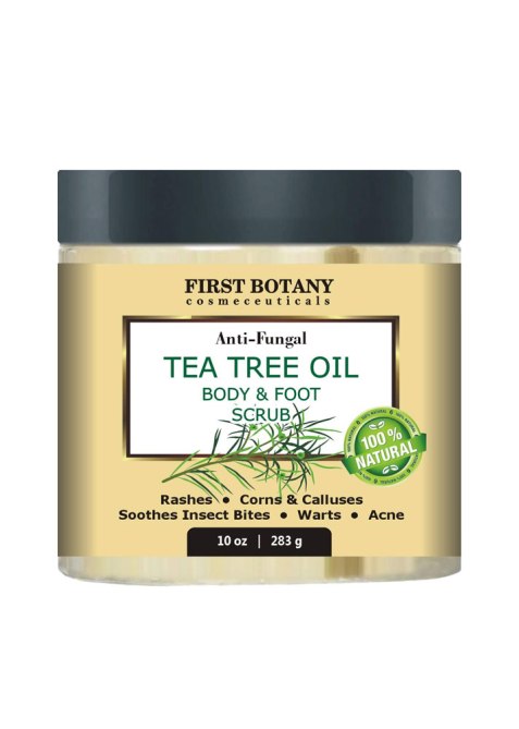 First Botany Cosmeceuticals Natural Anti Fungal Tea Tree Oil Body & Foot Scrub