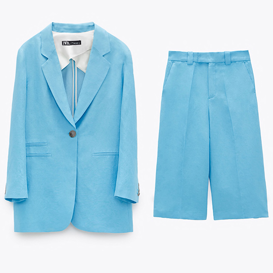 STYLECASTER | matching suit trend zara 2020