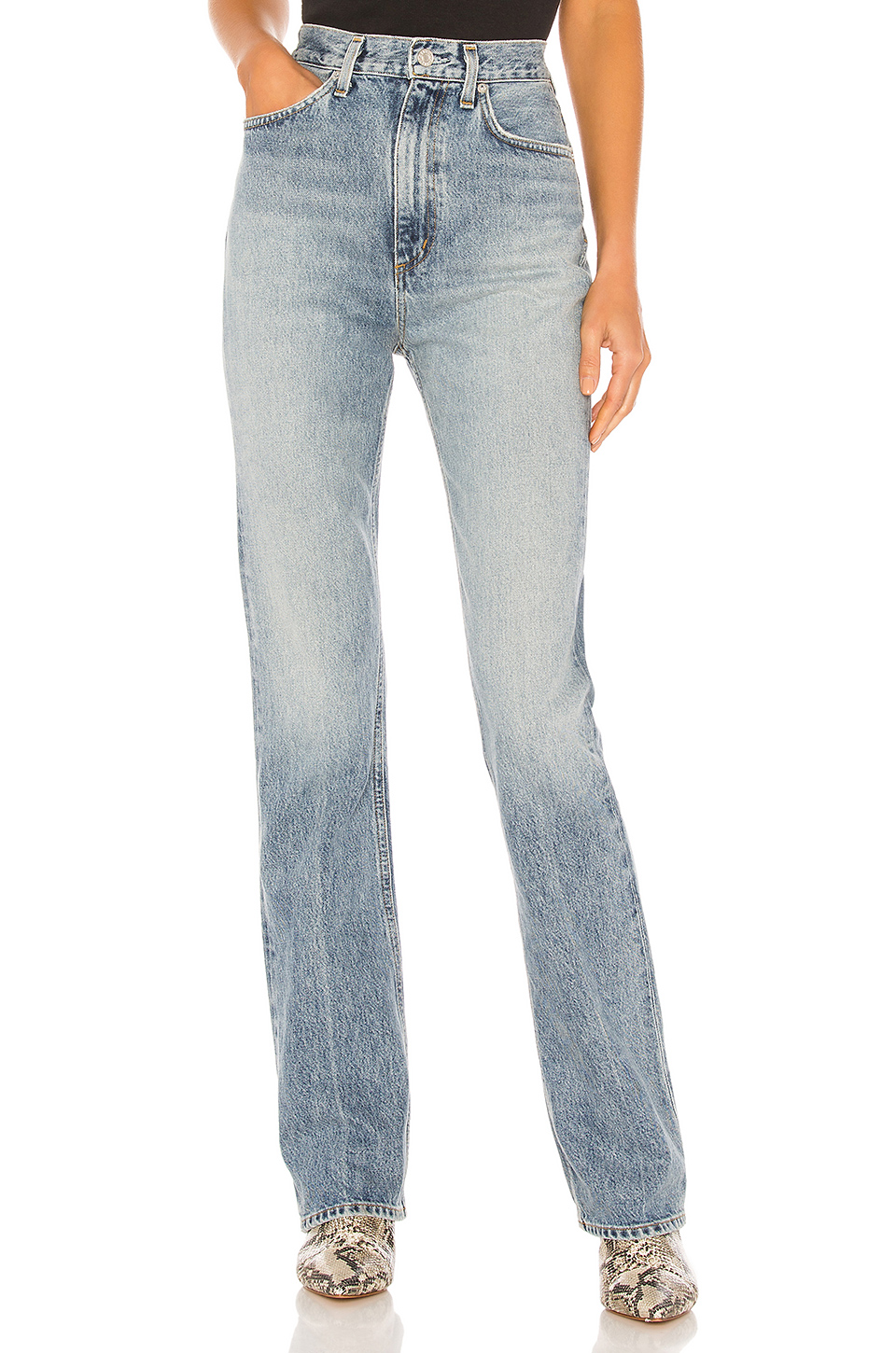 agolde long jeans revolve