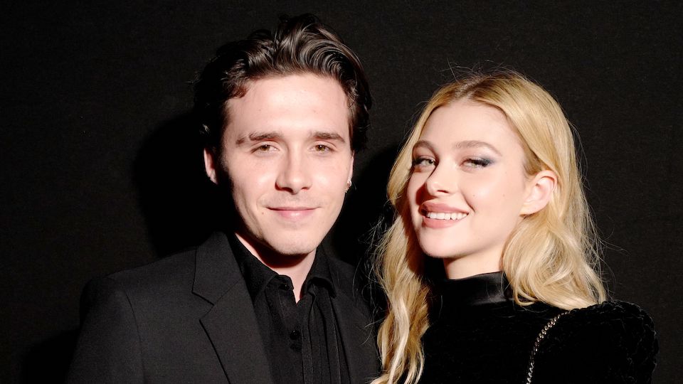 Brooklyn Beckham & Nicola Peltz at Saint Laurent show, Front Row, Fall Winter 2020, Paris Fashion Week, France - 25 Feb 2020