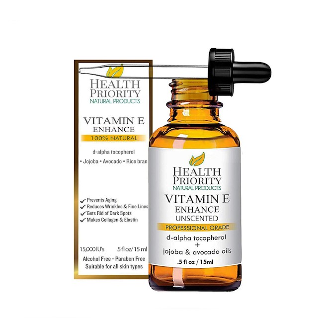 100% Natural & Organic Vitamin E Oil For Your Face & Skin