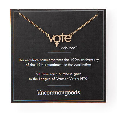 STYLECASTER | Michelle Obama Vote Necklace