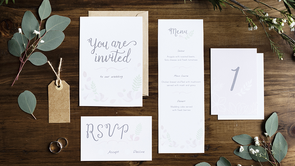 STYLECASTER | modern wedding invitations