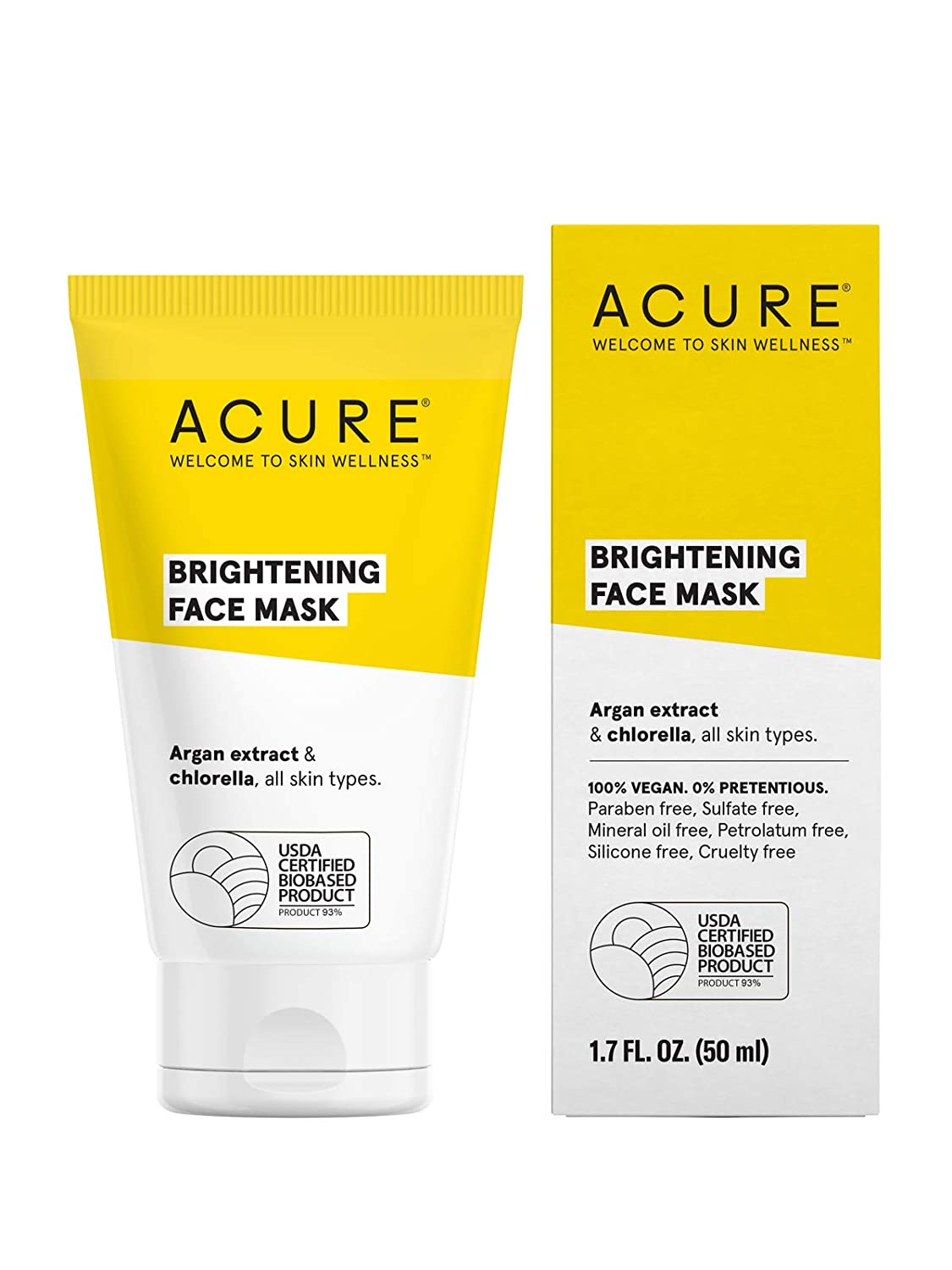 Acure brightening face mask