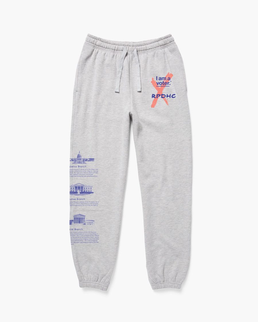 Richer Poorer vote sweatpants