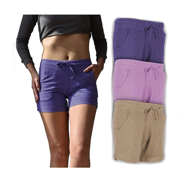 Sexy Basics Women's 3 Pack Active Wear Lounge Short