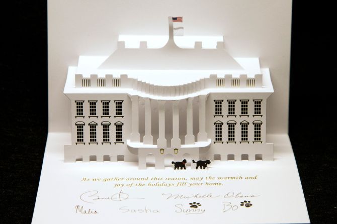 Obama Christmas Card 2013