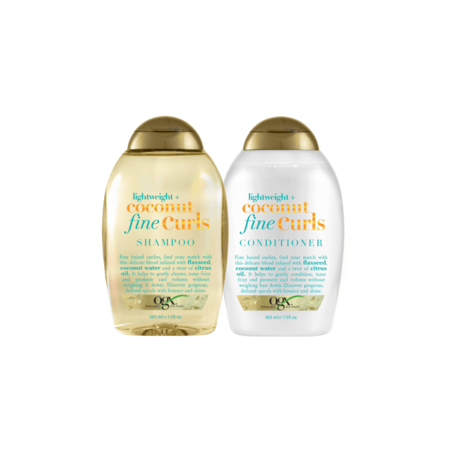 ogx lighweight coconut curls