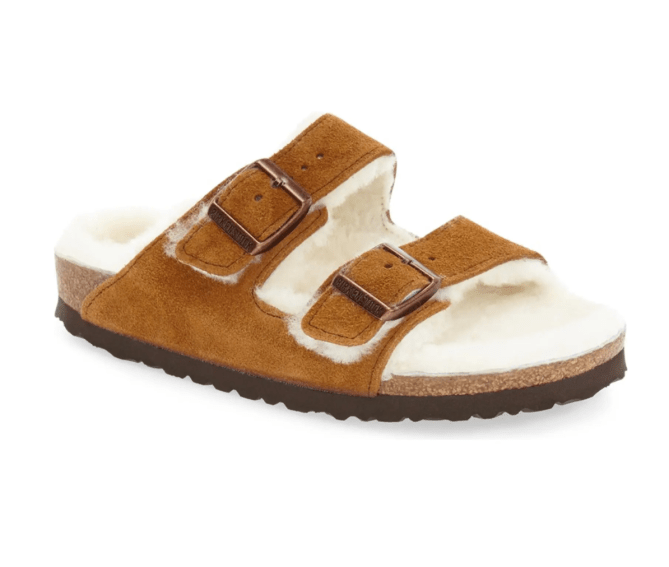 Arizona Genuine Shearling Lined Slide Sandal