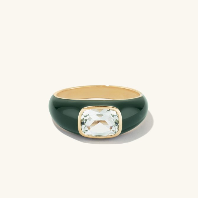 STYLECASTER | Mejuri Enamel Rings