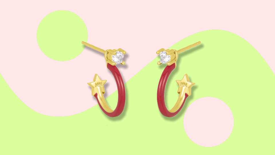 STYLECASTER | Enamel Jewelry Trend