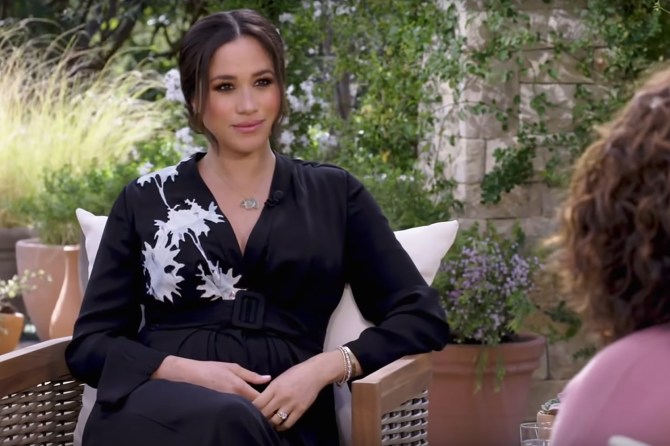 STYLECASTER | Meghan Makle Oprah Interview Dress