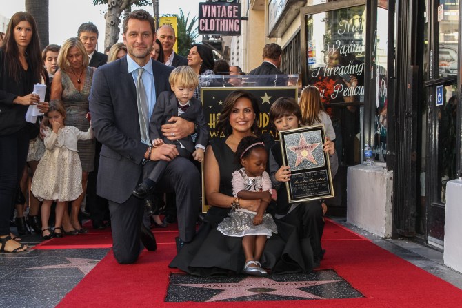 Mariska Hargitay, Peter Hermann Kids