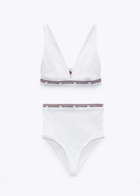 STYLECASTER | Zara Fruit of the Loom Collection