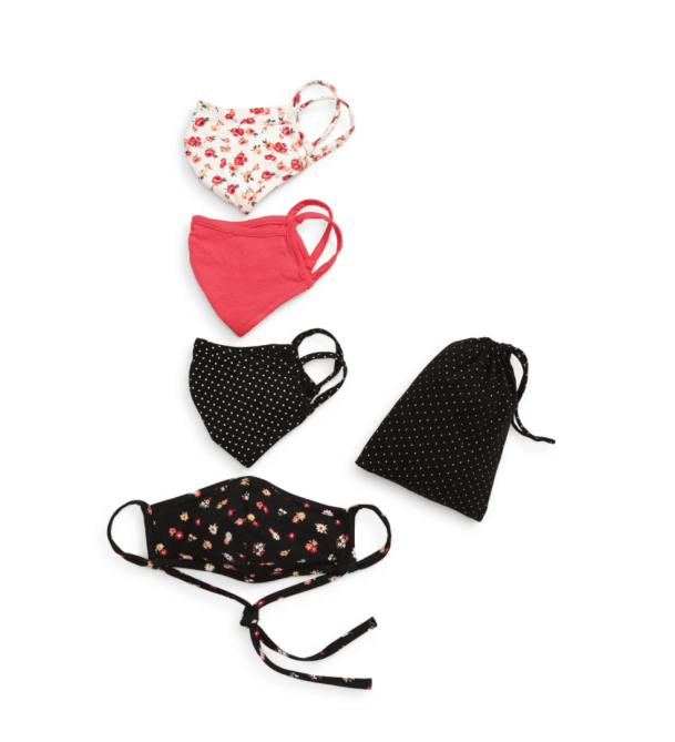 Nordstrom Assorted 4-Pack Adult Face Masks