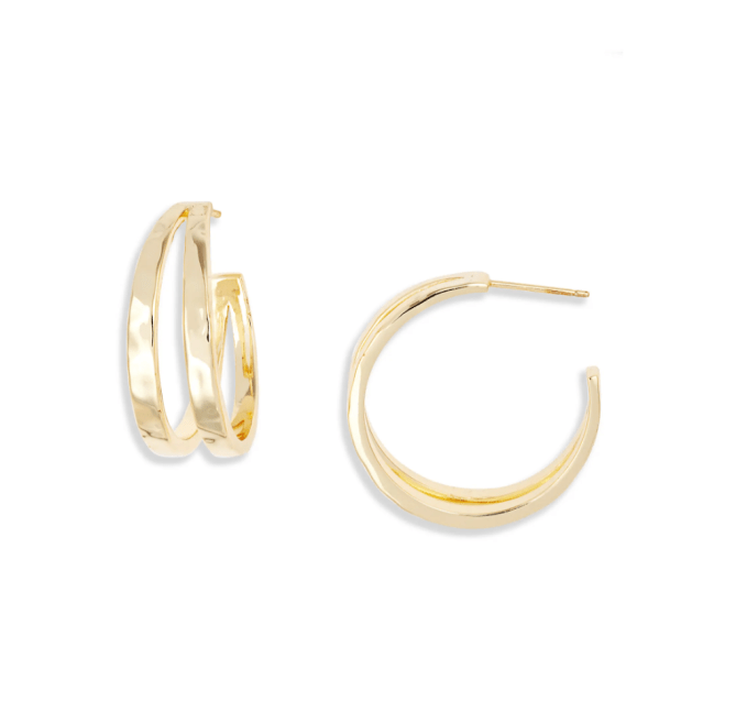 Kendra Scott Zorte Split Hoop Earrings