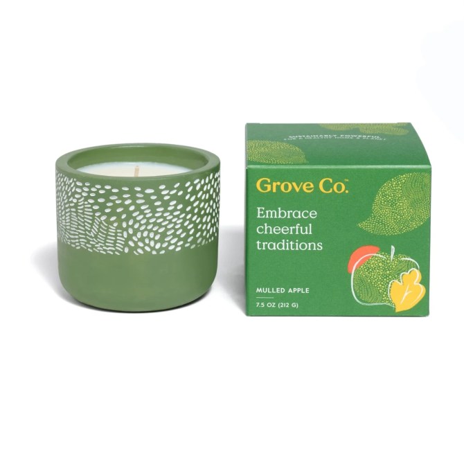Grove Co. Naturelust Soy Wax Candle - Mulled Apple