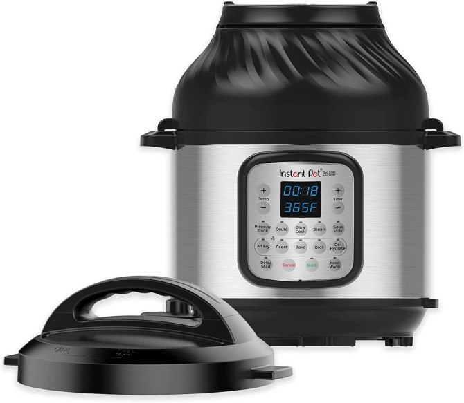 Instant Pot Duo Crisp 11-in-1 Electric Pressure Cooker with Air Fryer
