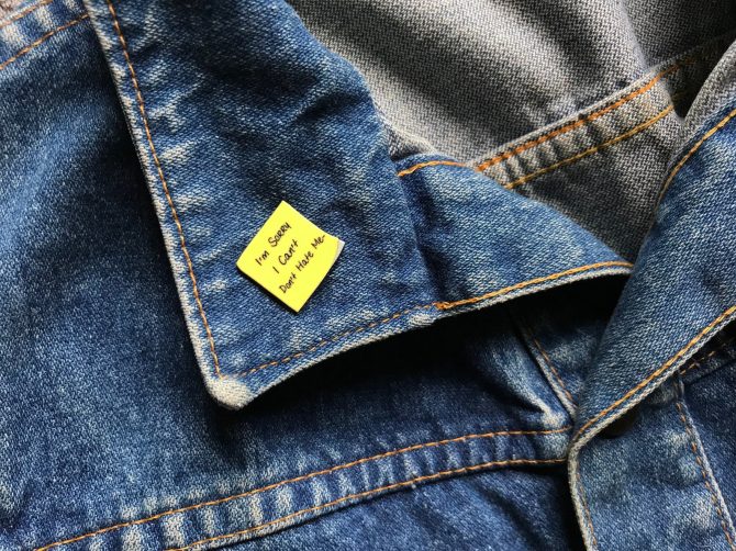"Sex and the City" Post-It Note Pin