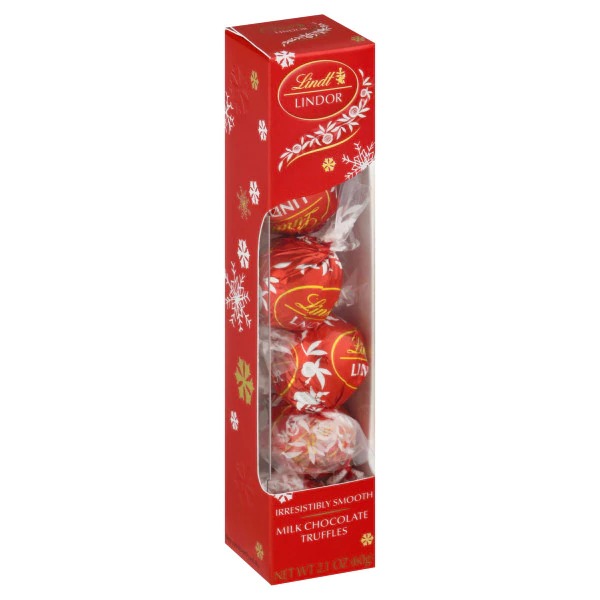 Lindt LINDOR Holiday Milk Chocolate Truffles CVS