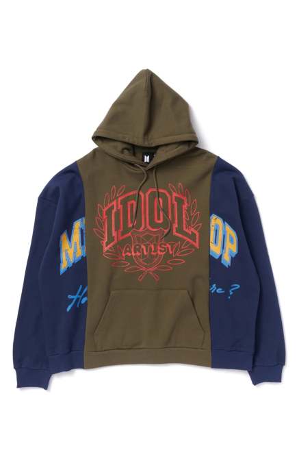Gender Inclusive 'IDOL' Varsity Pullover Hoodie