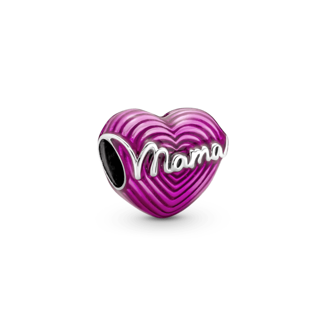 Radiating Love Mama Heart Charm