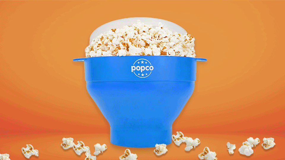 Popco Microwave Silicone Popcorn Popper