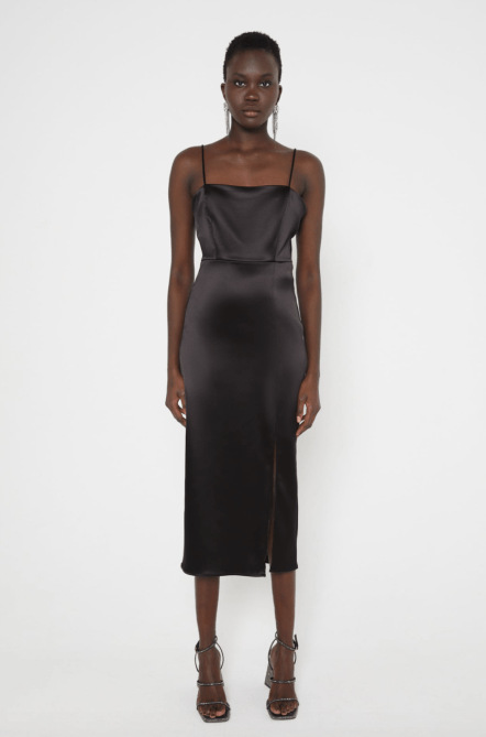 STYLECASTER | Zara Satin Dress