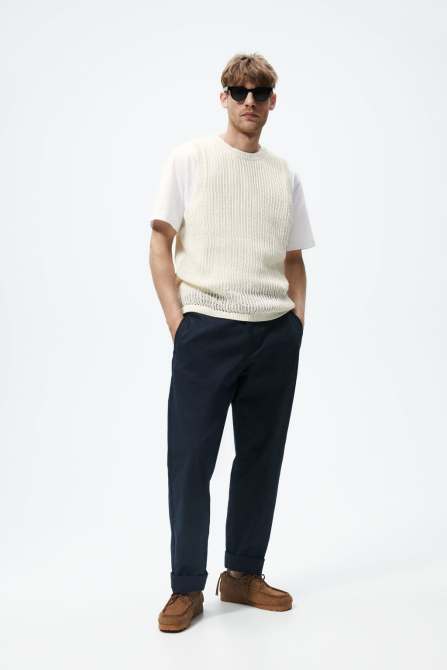 Zara-Textured-Knit-Mesh-Top