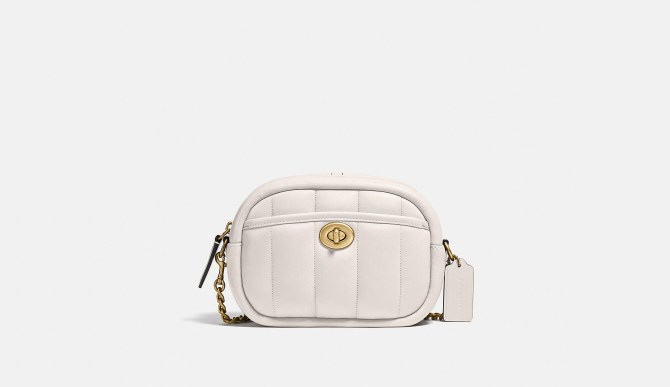 Coach Small Camera Bag With Quilting Coach Outlet
