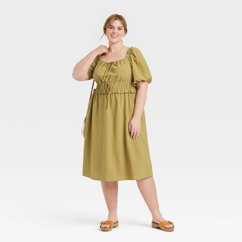 Universal Thread Puff Short Sleeve Dress Target