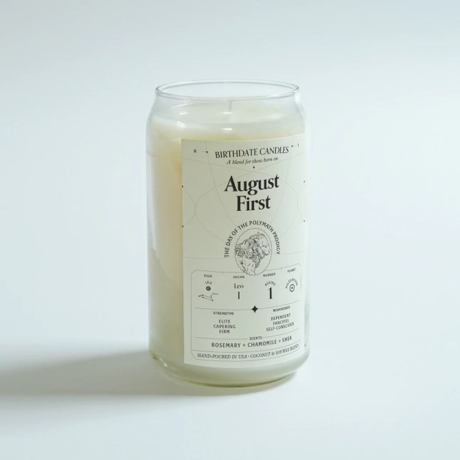 Courtesy of Birthdate Candles.