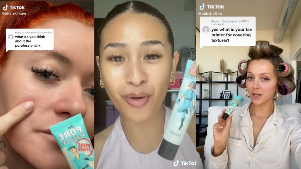 TikTok Benefit Pore Professional