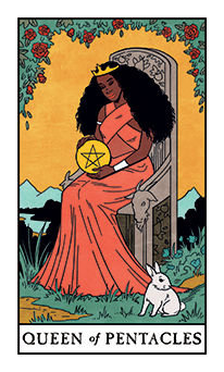 Queen of Pentacles Taro