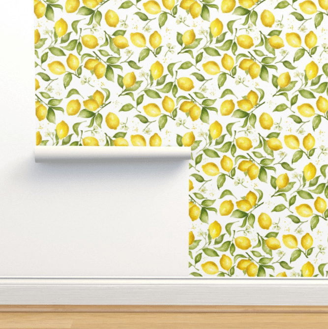 Lemon Blossoms Wallpaper 