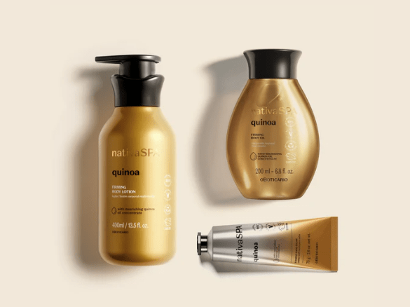 Quinoa Firming Ritual Set: Body Oil + Body Lotion + Hand Cream