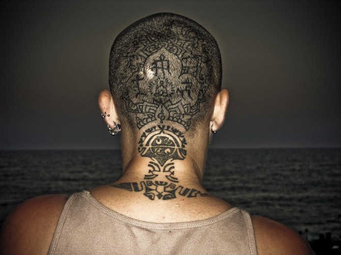 head tattoo