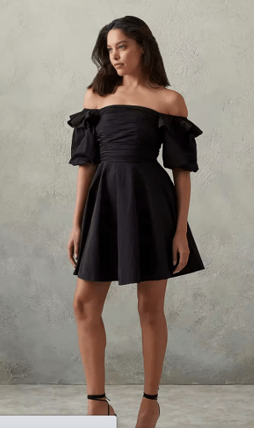 Prabal Gurung for JCPenney Off the Shoulder Elbow Sleeve Fit + Flare Dress