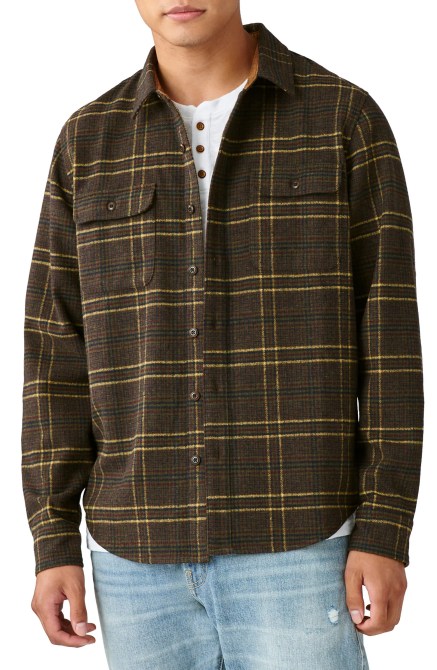 Lucky Brand Plaid Workwear Overshirt
