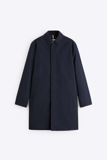 Zara black trench
