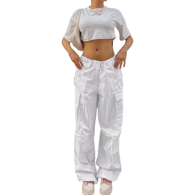 YAHUIUL Parachute Pants Women