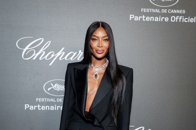 Naomi Campbell attends Chopard ART Evening at the Martinez on May 23, 2023 in Cannes, France.