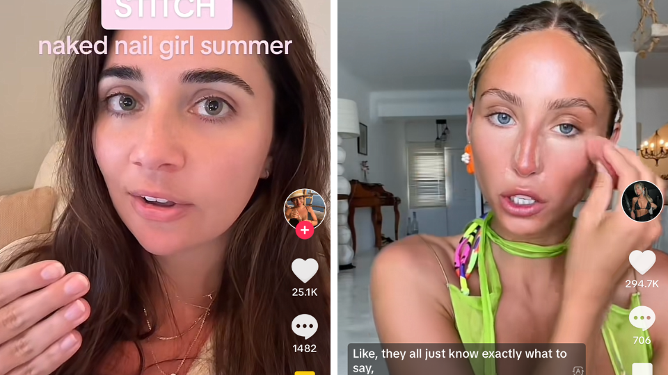 naked nail girl summer